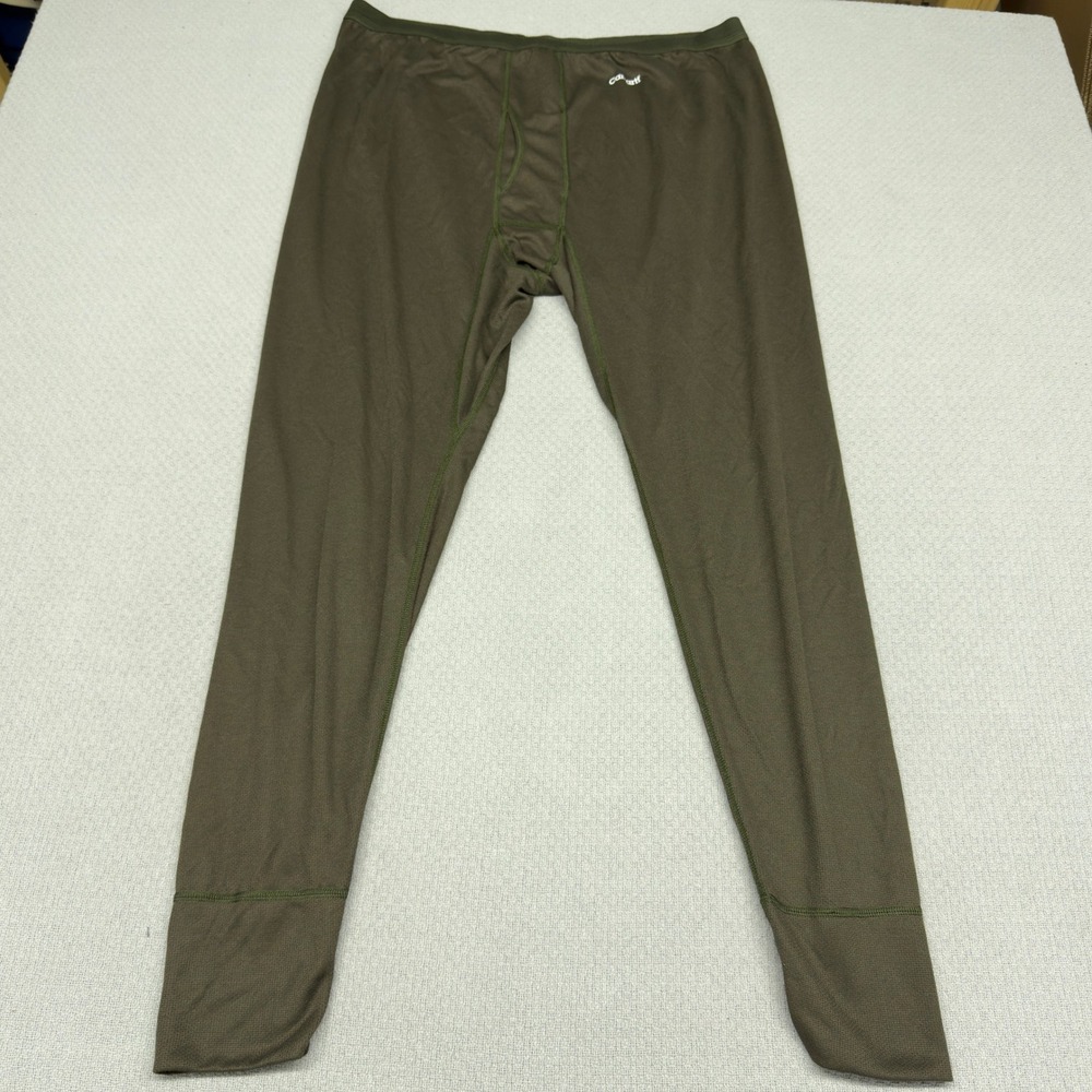 Carhartt Base Layer‎ Pants Mens 2XL Green K208 Thermal Military Outdoor